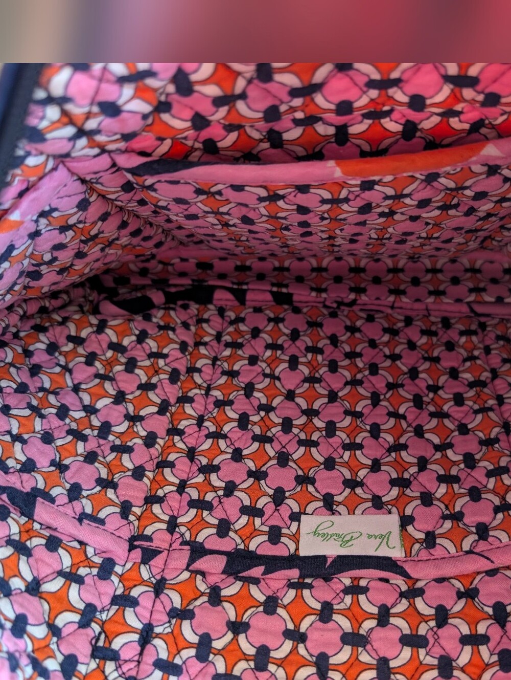 Vera Bradley Villager Tote Retired "Loves Me" Paisley Pattern Boho Cottagecore - Picture 5 of 8